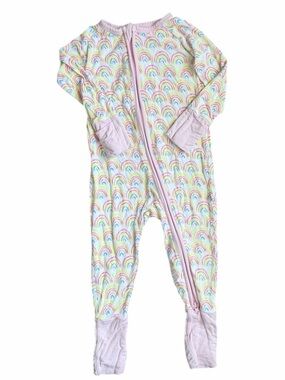 Little Sleepies Rainbow Zippy Bamboo Sleeper 6-12 Months